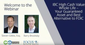 Dividend whole life insurance as an alternative to fdic banks