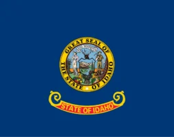 Idaho flag for article covering wills vs trusts in the state