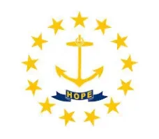 Rhode island flag for article about will and trust requirements in the state