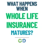 Whole life insurance policy maturity timeline showing cash value growing to equal the death benefit — Insurance & Estates