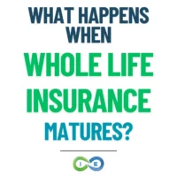 Whole life insurance policy maturity timeline showing cash value growing to equal the death benefit — Insurance & Estates